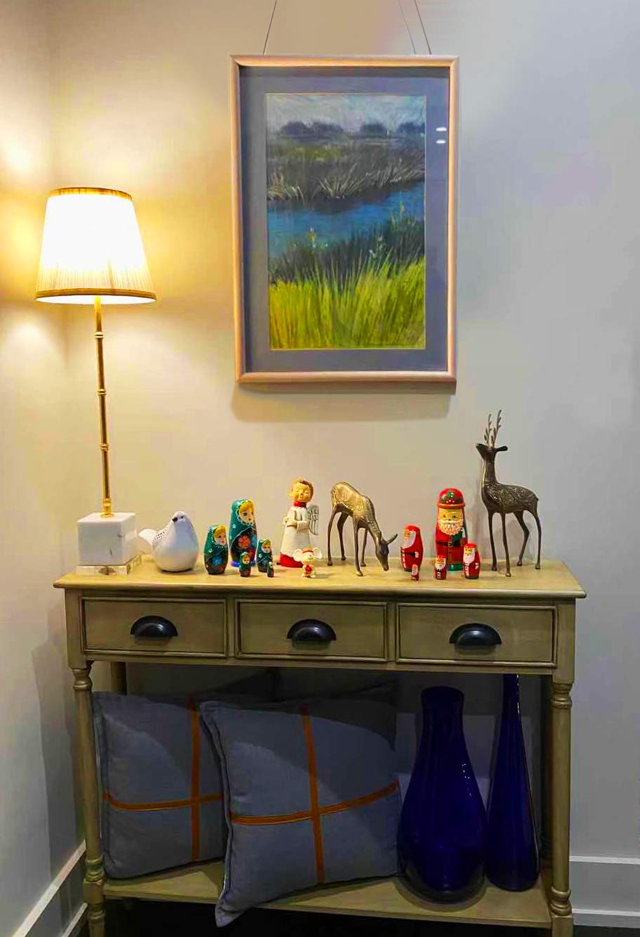 Urbanest Set of 2 Pleated Softback Lamp Shade, Faux Silk, 5-inch by 9-inch by 7-inch, Eggshell, Spider Fitter