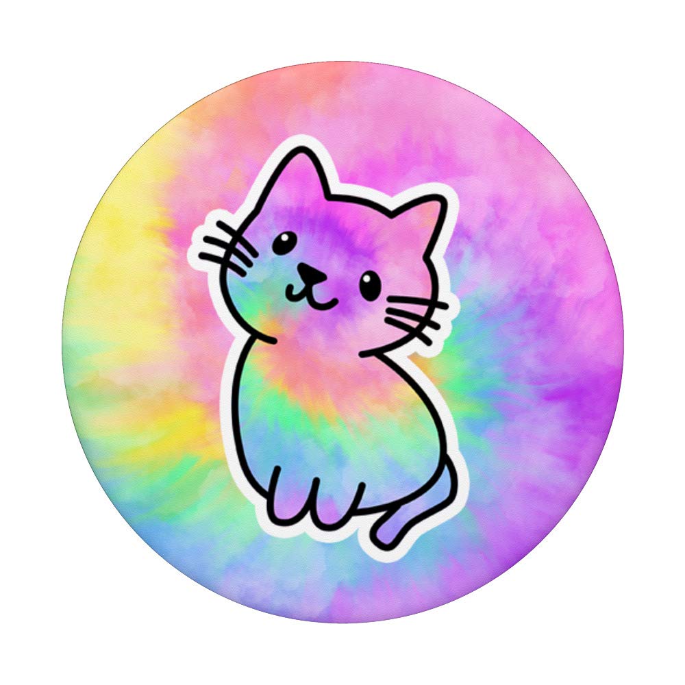 Amazon.com: Pastel Rainbow Tie Dye Cat Kawaii Japanese Cute
