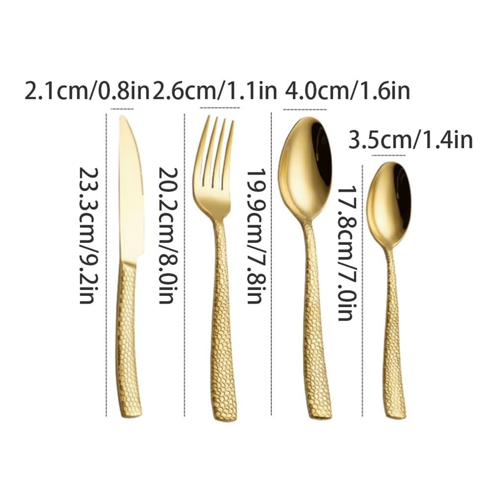 Ensemble de Couverts en Acier Inoxydable, Couteau, Fourchette, cuillère, Service d'argenterie Poli Miroir, fourchettes à dîner Portables, Service de Table 4/3/2 pièces