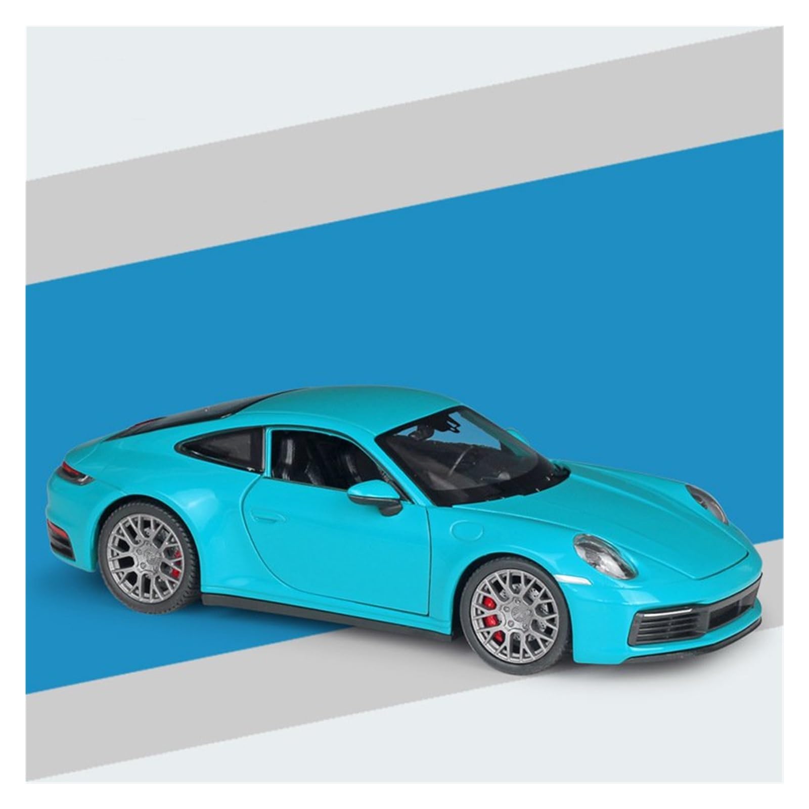 UIFCOG Die Cast Collectible Car Model 1:24 For 911 For Carrera 4S Alloy Die Casting Model Car Ornaments(Blue)