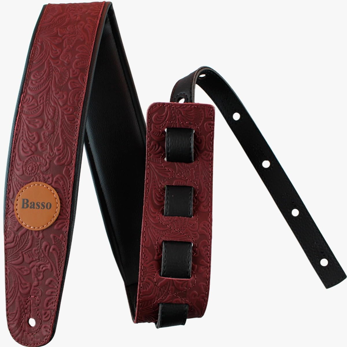 Correia em couro para violão