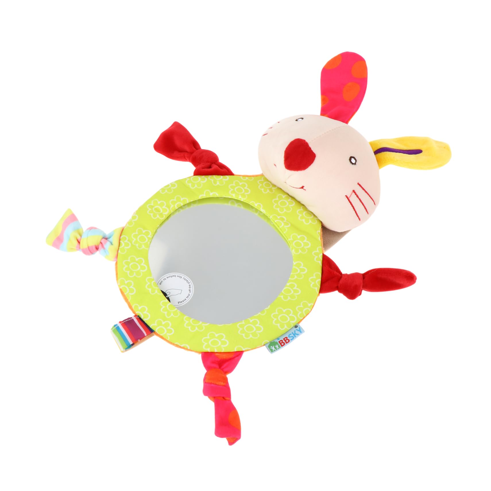 ERINGOGO 1Pc Car Mirror Cartoon Animal Design Safe Rearview Car Safety Mirror for Easy Monitoring Durable Practical for Newborns and Girl