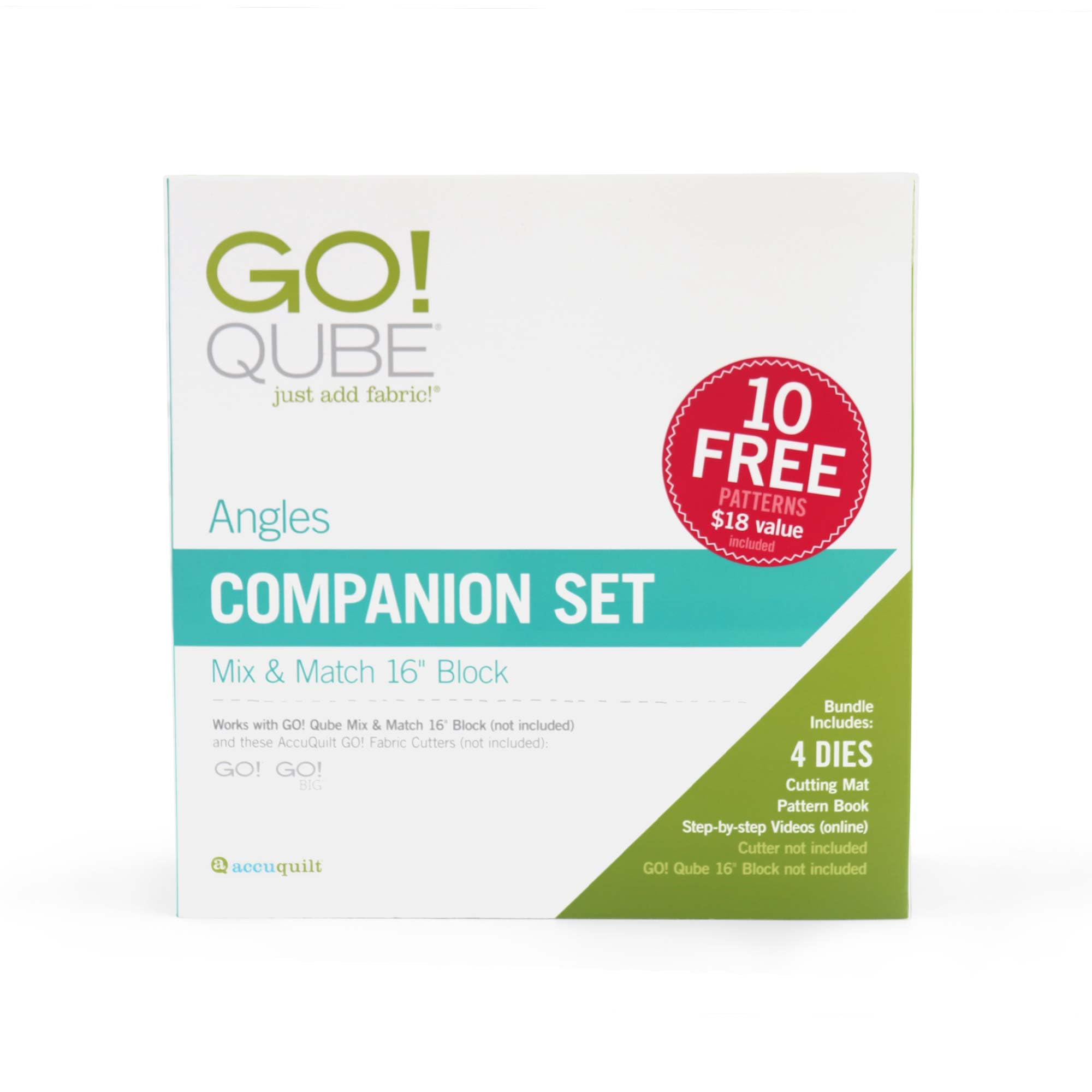 Accuquilt GO! Qube 16 Companion Set-Angles