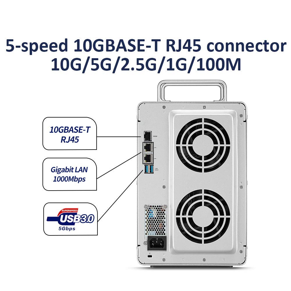 Amazon.co.jp: TerraMaster F8-422 10GbE NAS 8ベイ ネットワーク