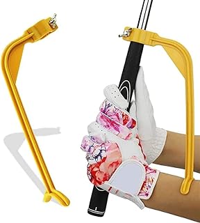 Golf Swing Trainer Aid, 2 Pack Golf Swing Training Aid Golf Swing Guide Golf Trainer Aid Golf Grip Trainer Golf Swing Alignment Tool Golf Swing Practice Corrector Plane Training Aid Wrist