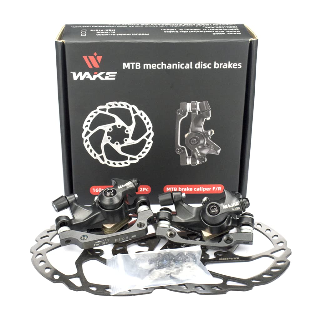 CYSKY MTB mechaniczne hamulce tarczowe, przednie i tylne, zacisk hamulcowy, 160 mm, wirnik, zestaw hamulców tarczowych, zestaw do rowerów górskich, wyścigowych, jazdy konnej