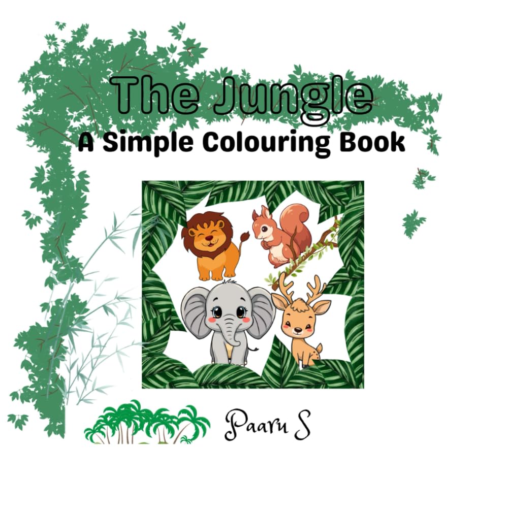 The Jungle: A Simple Colouring Book