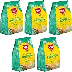Mix Premium de Farinha Sem Glúten e Sem Lactose - Schar 500g - 5 Unidades
