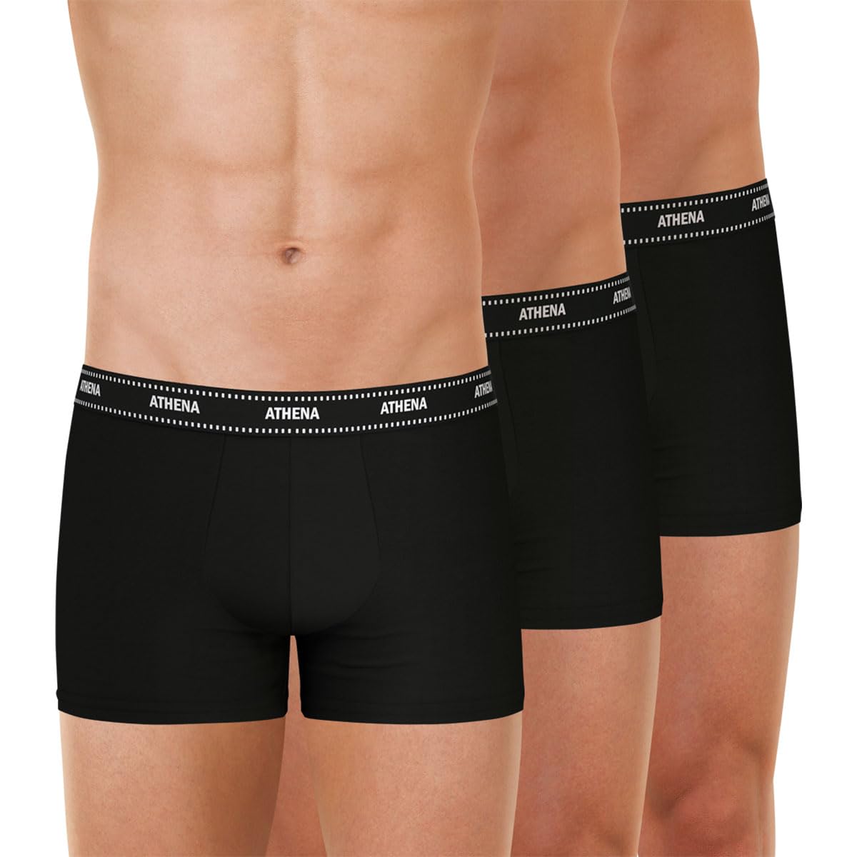 Athena Men's Noir/Noir/Noir Athéna My Petits Prix Underwear,