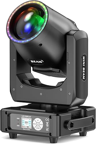 GdjRttk Luces LED de discoteca para fiesta de DJ, luz láser estroboscópica USB, proyector de batería de 4000 mAh activado por voz con control remoto