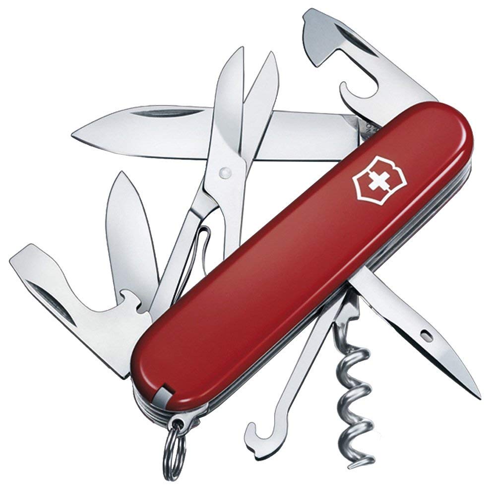Victorinox Climber Swiss Army Pocket Knife, Medium, Multi Tool, 14
