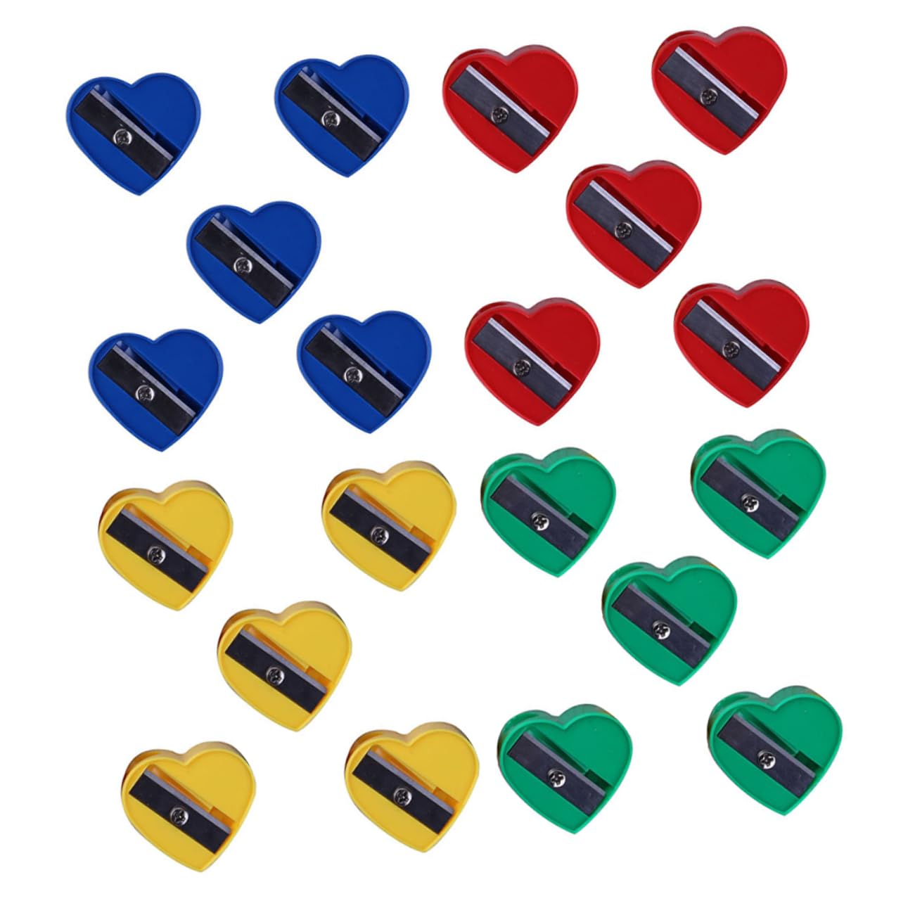 PLAFOPE 60Pcs Sharpener for Makeup Eyebrow and Lip Pencils Compact Lightweight Efficient for School Office and Home Use