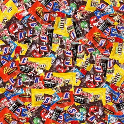 Assorted Chocolate Candy Mix - Individually Wrapped Milk, Dark, and White Chocolates - 2lb Bulk...