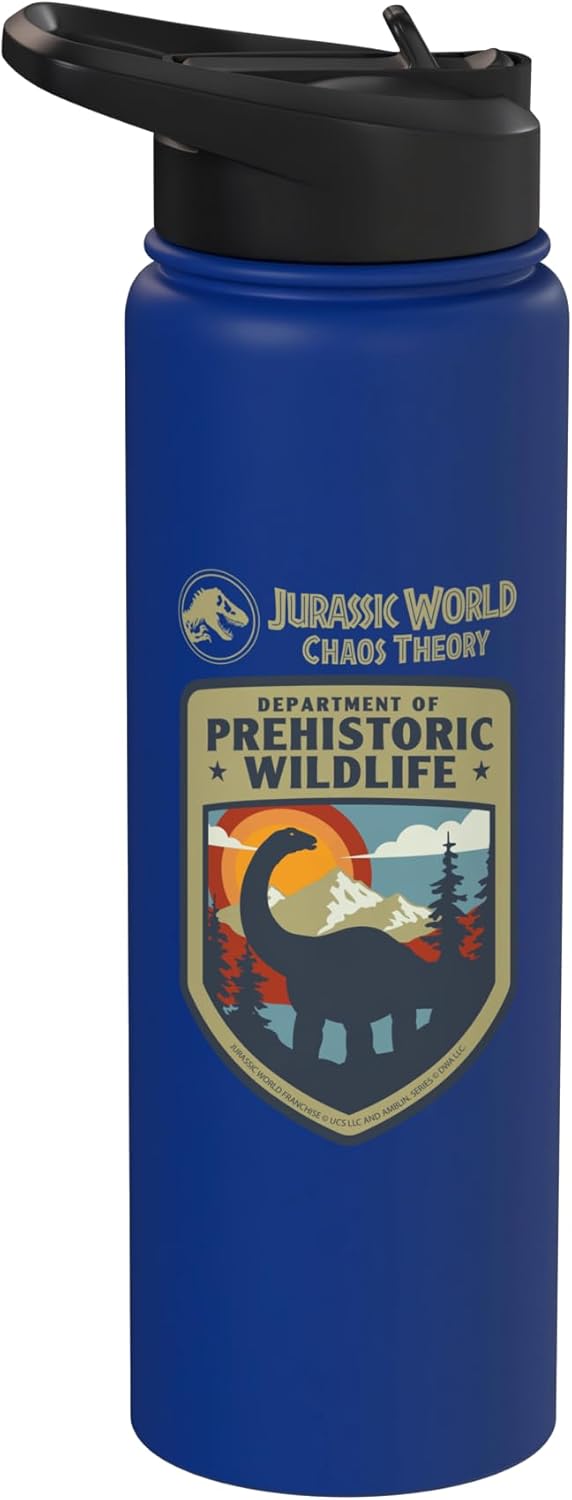 Jurassic World: Chaos Theory pocket hit Stainless Steel Insulated Water Bottle