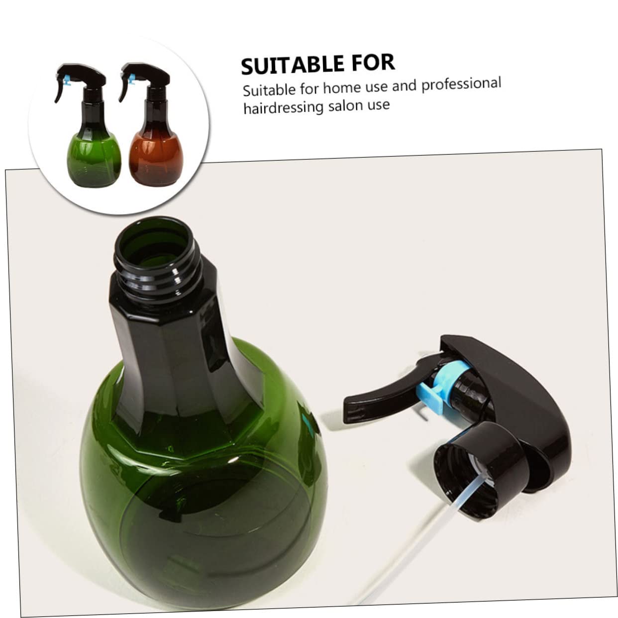 Ipetboom 6piezas Botellas De Spray Para Peluquería De Rociadores De Limpieza y Humidificación Para Profesional y Doméstico Diseño