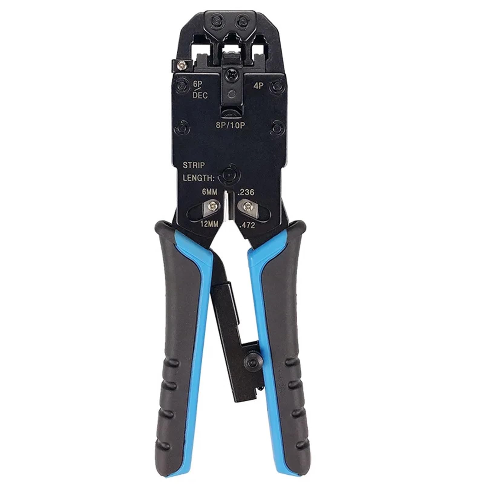 Pinza crimpatrice for cavi di rete LAN RJ11 / RJ12 / RJ45 / RJ50 8P 10P 6P 4C
