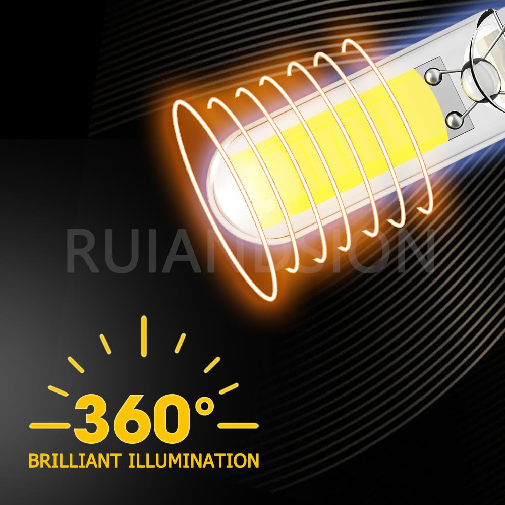 Ruiandsion T15 W16W LED per Retro Auto 12V 6000K Bianco 10Pz