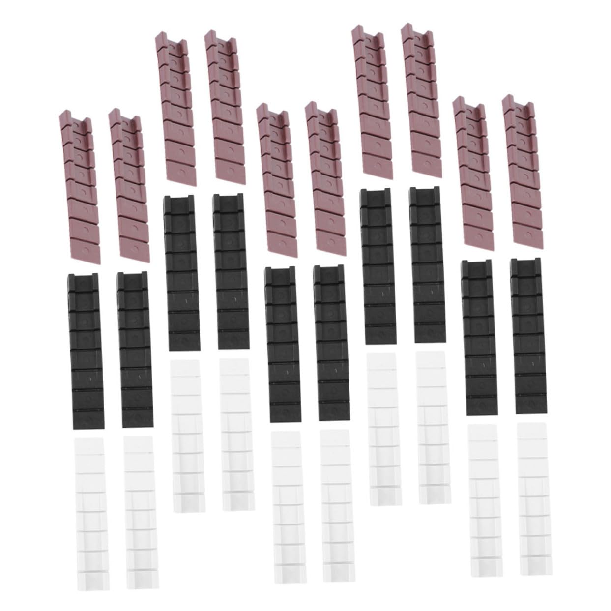 VILLCASE Leveling Shims Wedge Set Pcs Plastic Shims for Furniture Table Cabinet Mix