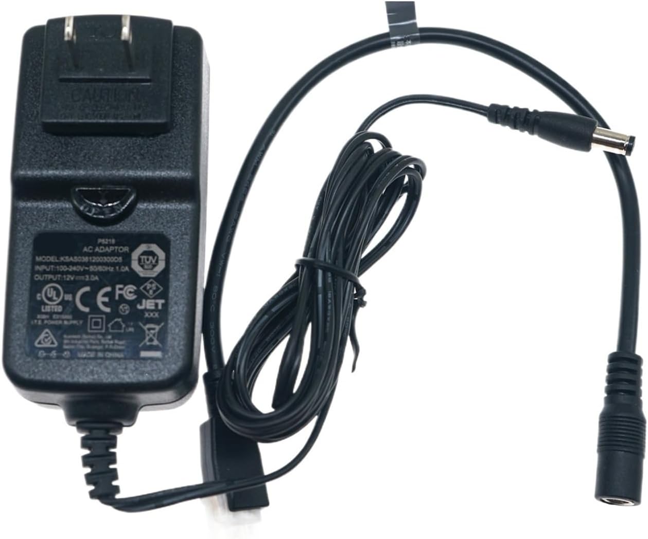 Power Adapter Cable Conversion Interface Plug 12V 3A(UK Cable)