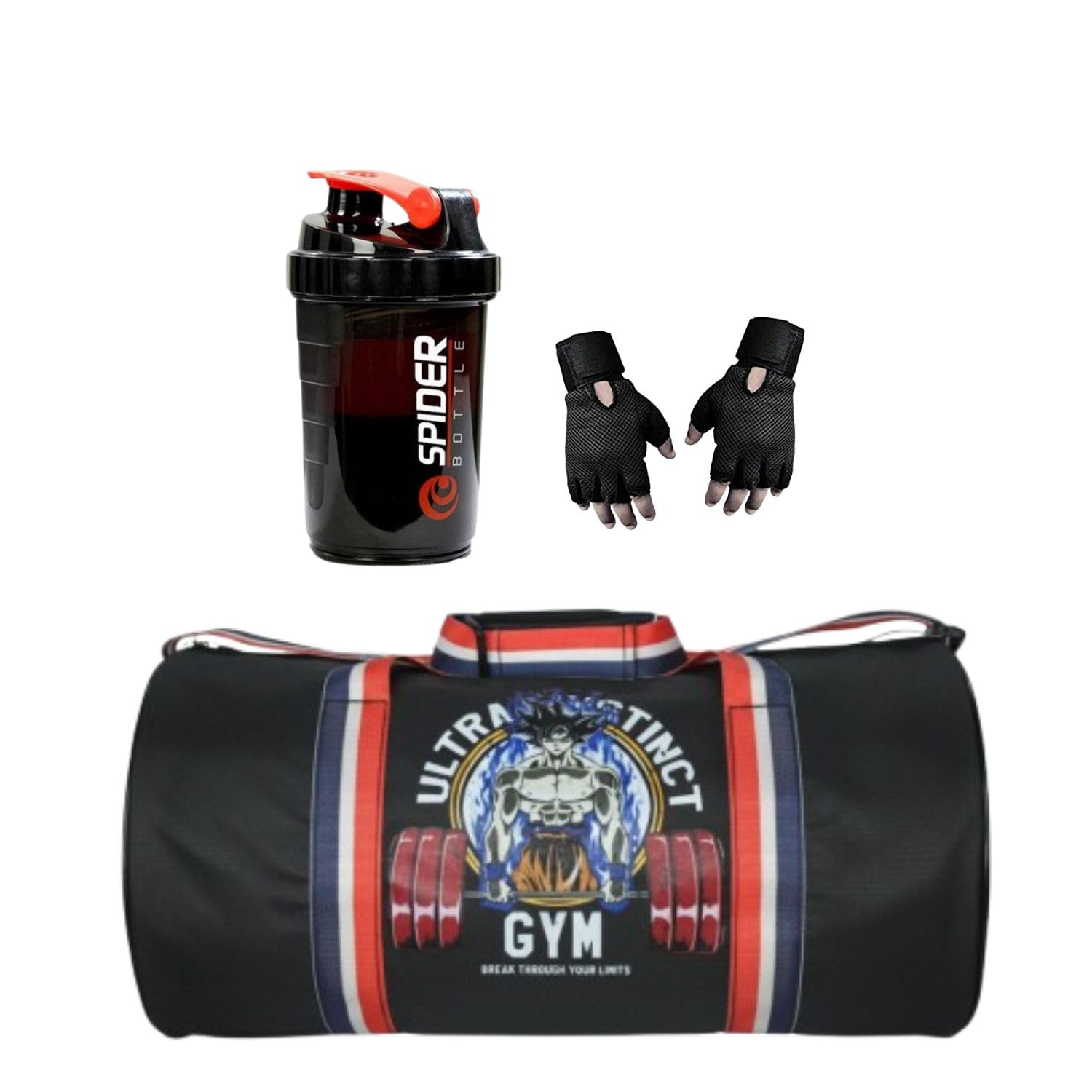 jais boy - we made for young generation Gym Bag Combo Sports Men's Combo of Gym Bag and Spider Bottle Bags with Gloves-picture-16