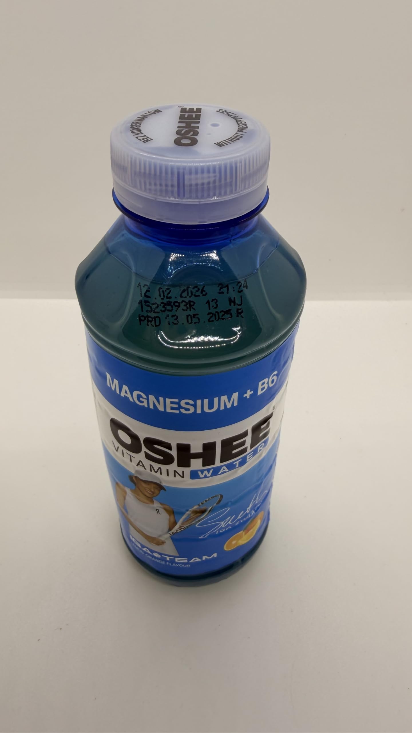 Oshee Vitamin Water H20 magnesium Flavour 555ml (Pack of 6) - Magnesium, Niacin, Pantothenic Acid, Vitamin B6, Folic Acid, Biotin, Vitamin B12