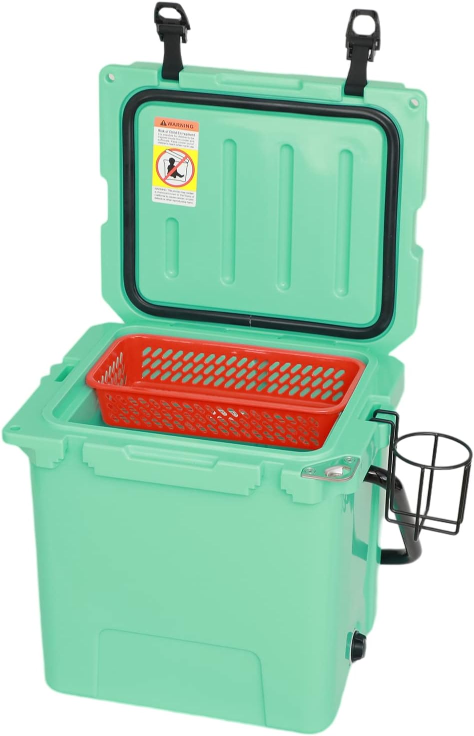 FOROUT Small Hard Coolers for Camping,17Qt Ice Cooler Box Keeping Ice Cold for 5 Days, Ice Chest