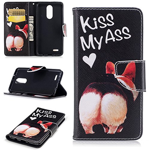 Funyye Custodia per LG K8 2017 Cover Pelle