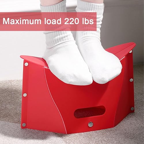 Miniatura 5 de Taburete portátil plegable, grosor de 0.5 pulgadas, silla plegable ligera plegable para senderismo, picnic, camping, pesca (verde)