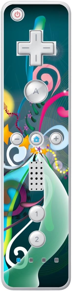'Disagu Design Skin for Nintendo Wii Controller – Motif Bunte Fantasie