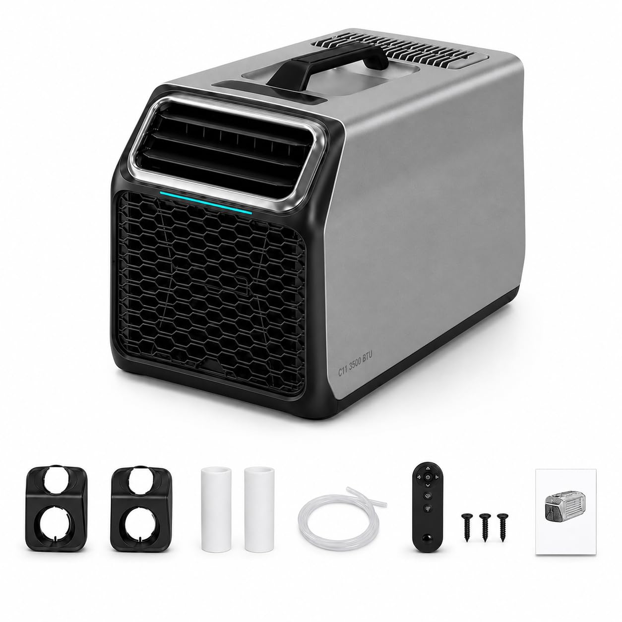 C11 Portable Aircon Unit 3500 BTU, 520W, 220–240V, 2026 Model