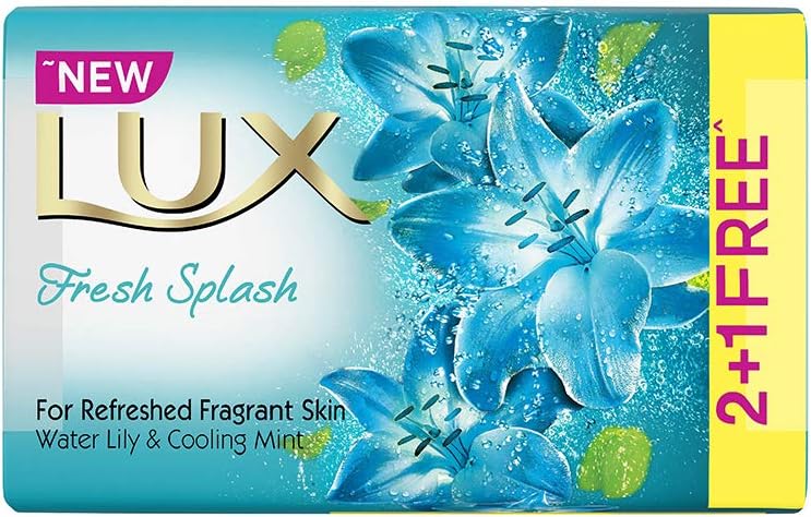 LUX Fresh Splash water lily & cooling mint 3x100g