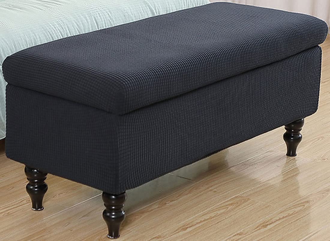 YISUN Housse universelle pour banc de salle à manger, élastique, housse de chaise, extensible, jacquard dining bench Cover pour salle à manger, amovible, housse pour chaise de salle à manger, salle à