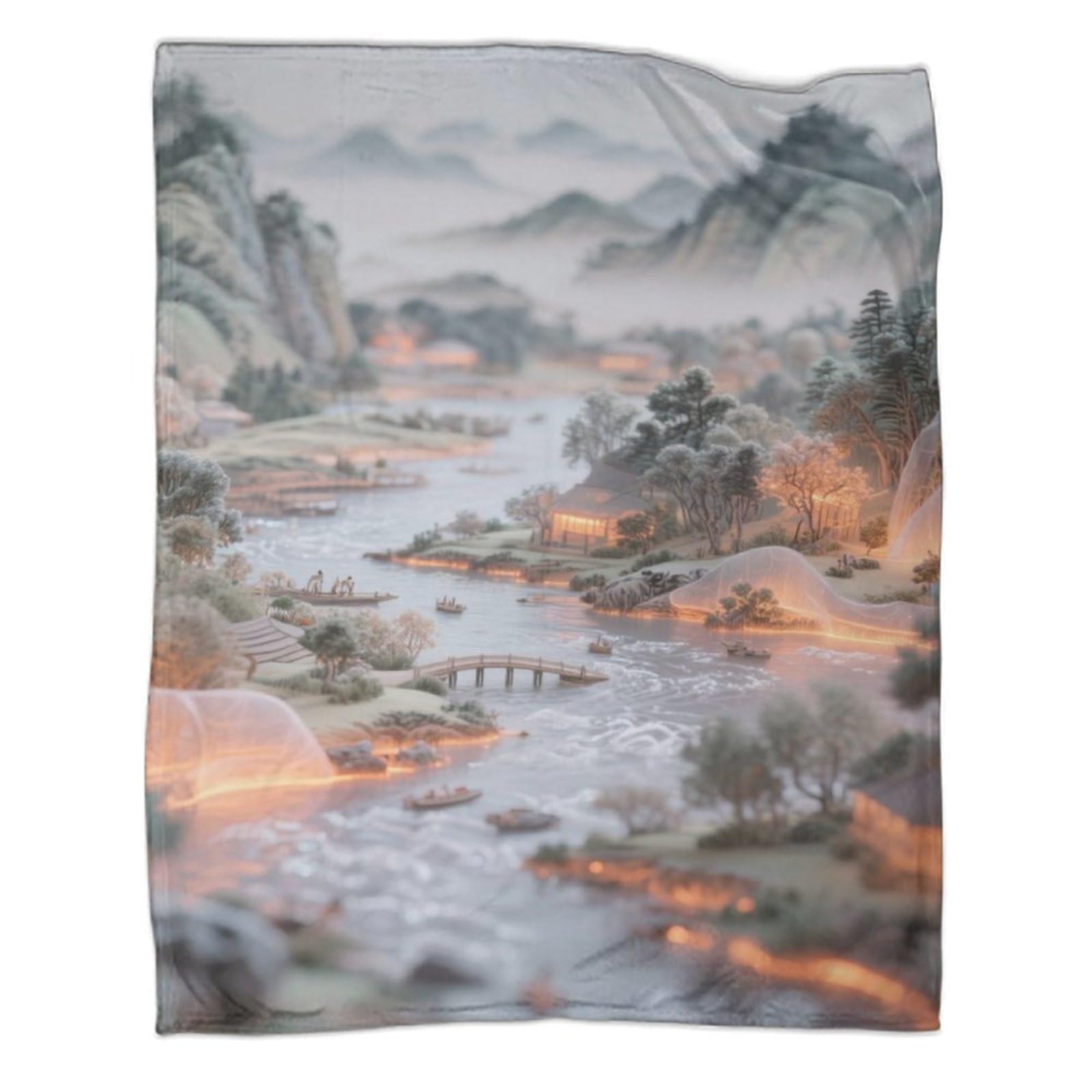 Plaid moelleux de qualité supérieure grand format double 180x200cm