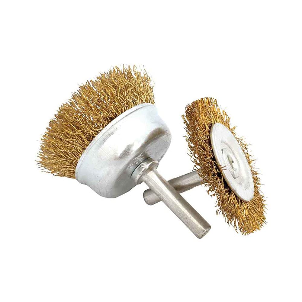 Abracs ABWBCIR100 Spindle Mounted Circular Wirebrush - 100mm - 0.3 Wire Gauge and maximum RPM of 4,500