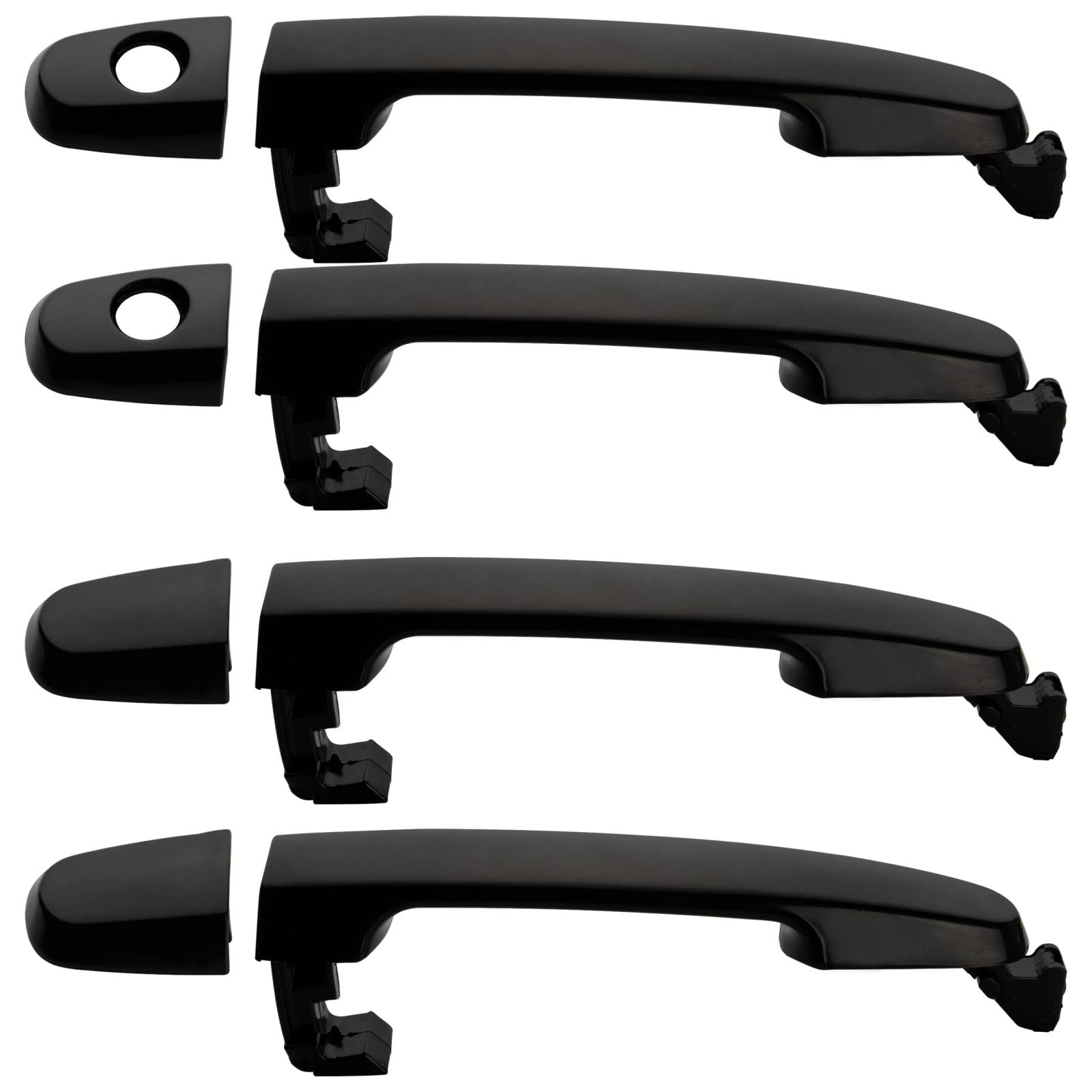 DZWDY Exterior Door Handles Compatible with Toyota for Highlander 2001 2002 2003 2004 2005 2006 2007 4PCS Exterior Door Handles OEM: 69211-AA010 69211-AE010