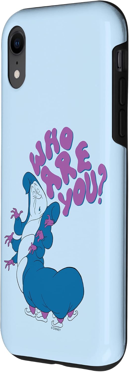 iPhone XR Disney Alice In Wonderland Caterpillar Who Are You? Case