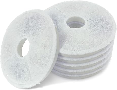 6 Pack Cat Water Fountain Filters, 3 to 4 Months Set for Clean and Fresh Water