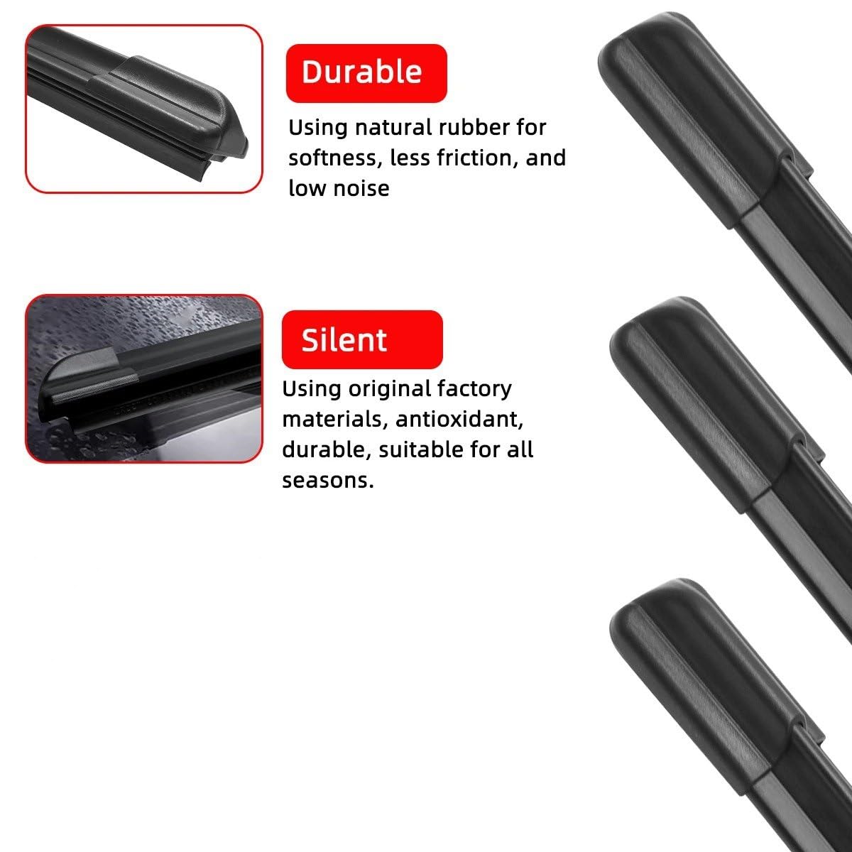 Parabrisas Escobillas Para Mitsubishi Para ASX Para Outlander Para Sport RVR 2010-2022 Limpiaparabrisas Delanteras Escobillas limpiaparabrisas delanteras