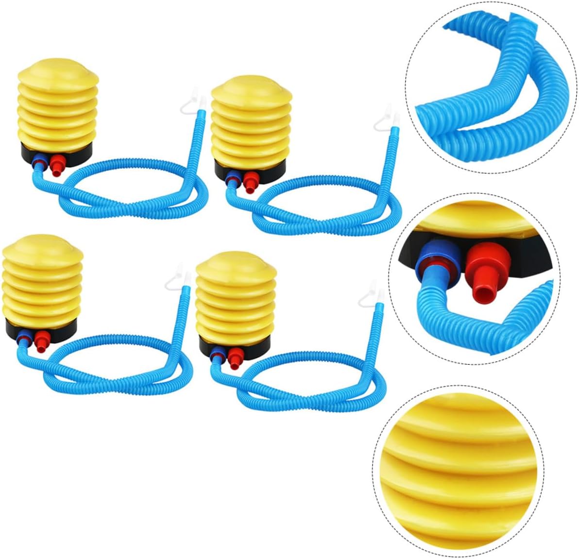 Mini Portable Foot Pump Inflator 4pcs for Inflatables