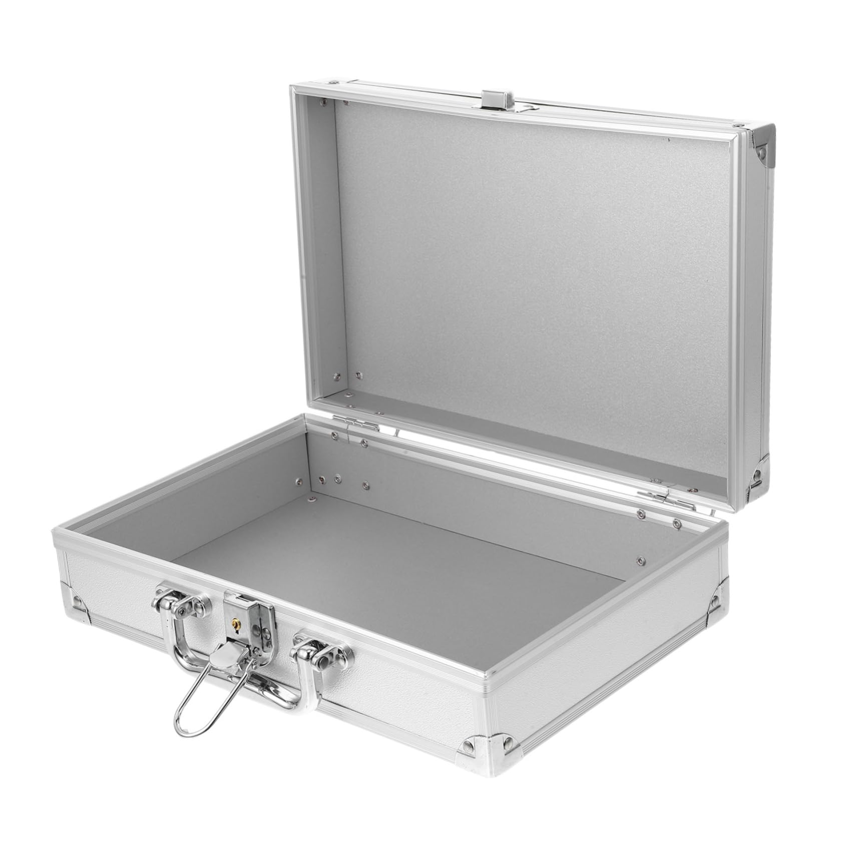 Mipcase Valigetta in Lega di Alluminio Argento con Multifunzionale Organizzazione Utensili e Versatile Utilizzo per Cantieri e Ufficio Colore Casuale
