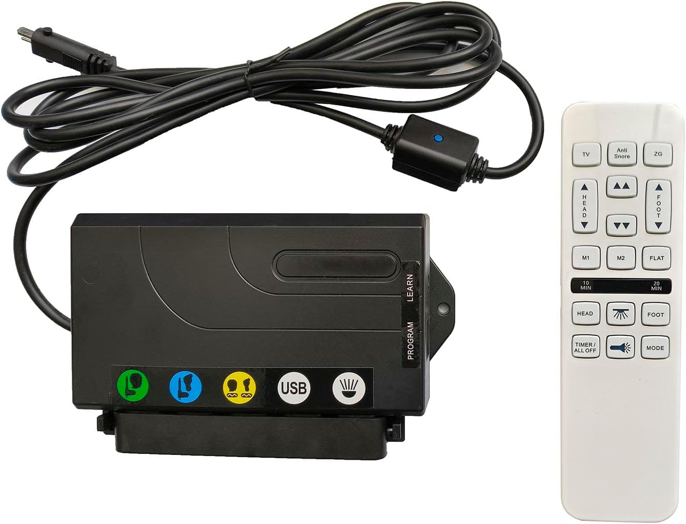 Amazon.com: Adjustable Bed Remote and Receiver Control Box OKIN Model ...