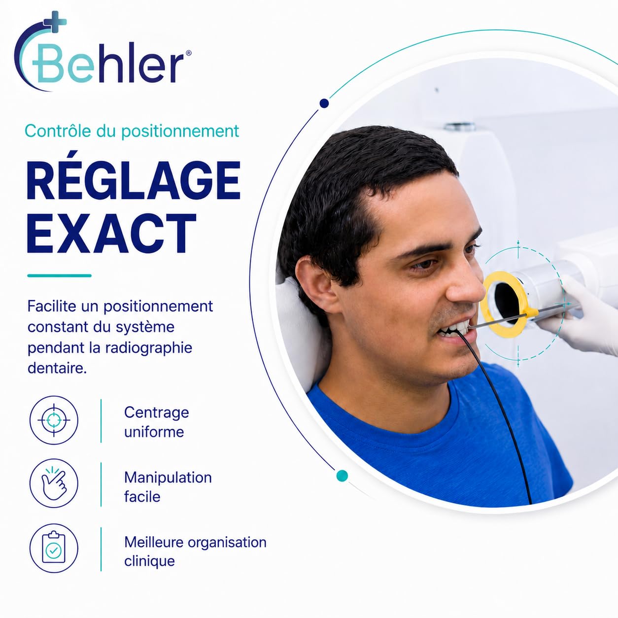 Système de Positionnement des Rayons X Dental Complet - FPS 3000 XCP Type Intraoral Anneaux Parallèles Radiographie - Kits de Soins Dentaires - Radiographie Conventionnelle