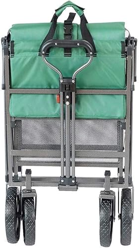 Miniatura 3 de Mac Sports - Carro de patio plegable de acero de dos niveles para trabajo pesado