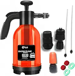Snow Foam Canhão de Espuma Grossa Pulverizador Manual Híbrido 3 em 1 - Água, Químicos e Espuma; Ideal para Lavagem Automotiva Carros e Motos, Super Leve - BJB equipamentos