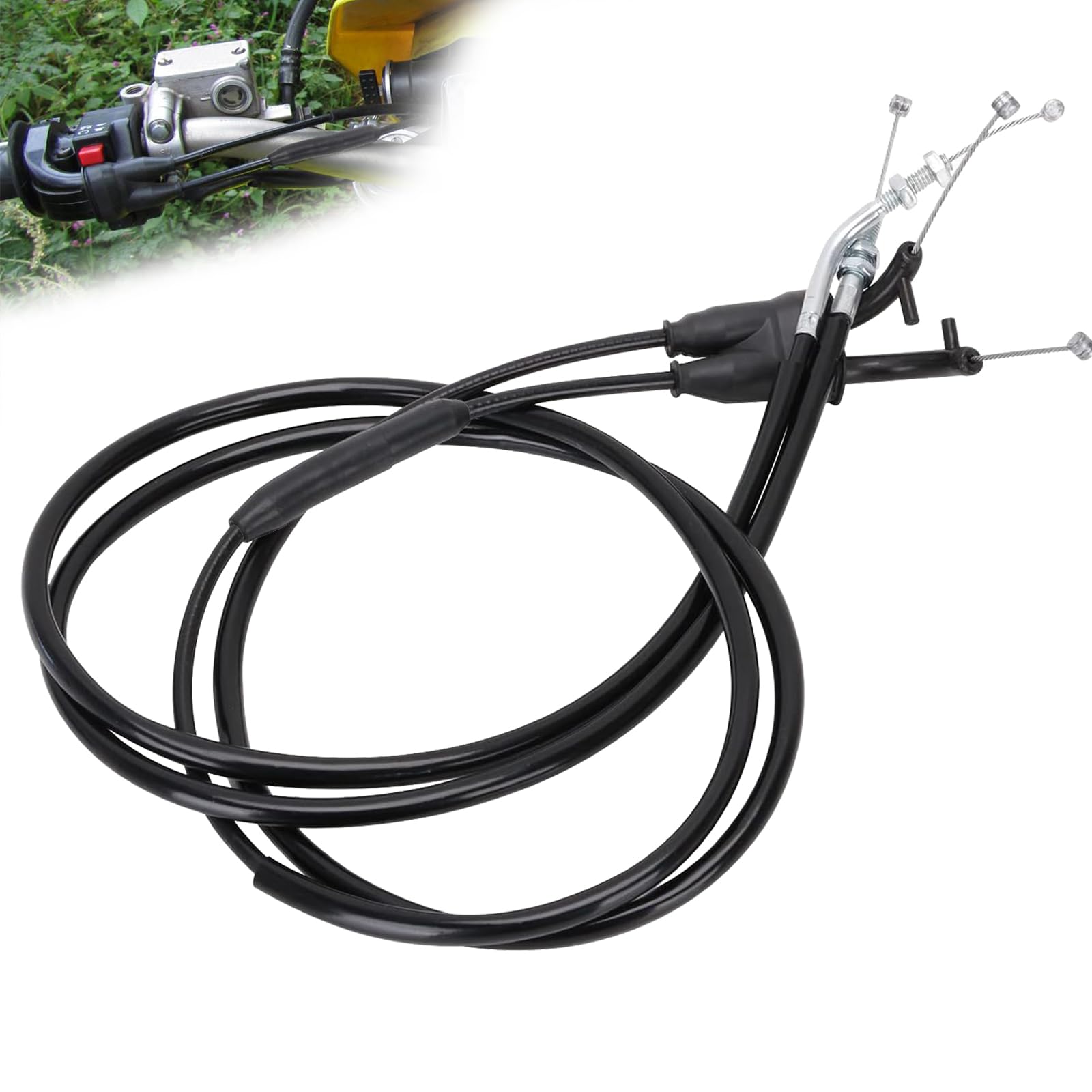 Amazon.com: JFG RACING Motorcycle Throttle Cable for DRZ400,Dirt