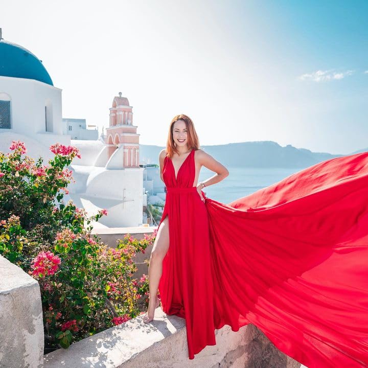 Flying Dress For Photoshoot/Flowy Dress/Long Flying Dress/Long Train Dress/Photoshoot Dress/Long Flying Dress2