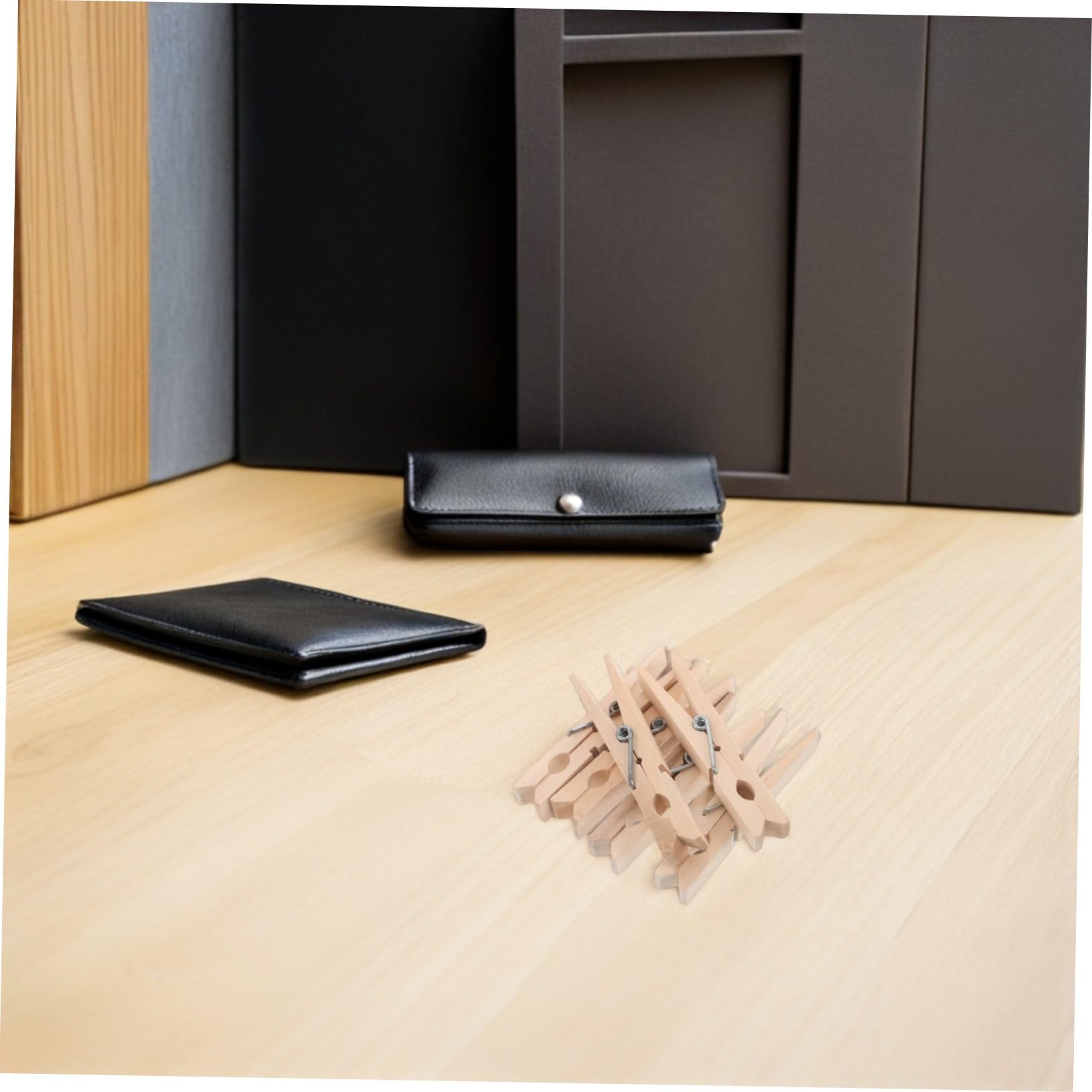 MAGICLULU 150 Pezzi Mollette in Legno Naturale per Bucato Mini Mollette Multifunzionali per Foto Calze e Biancheria 72x10mm