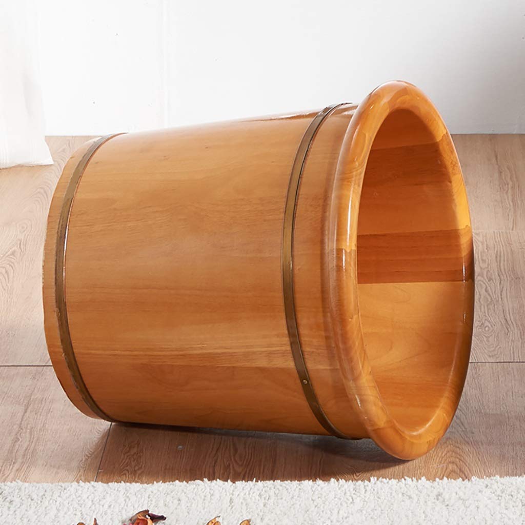 Vaschetta per i Piedi, Secchio per Vasca per pediluvio, Massaggio, Spa, Sauna, Ammollo, Pediluvio Secchio in Legno Spa per Piedi Lavabo per Uso Domestico Pratico Comfortable Anniversary