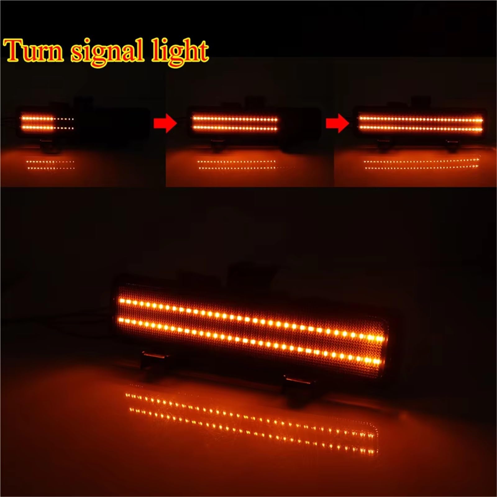 Genérico intermitente automóvil Para Chevy S10 Para Blazer Typhoon Syclone Blanco Ámbar LED Parachoques Delantero DRL Luces Señal Giro(Clear Lens)