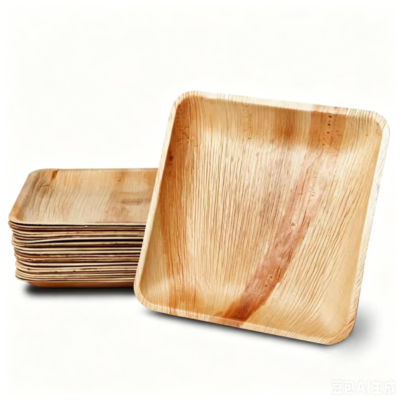 Dzhaysoou Disposable palm leaf bowls and plates containers